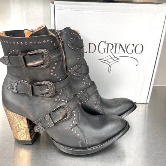 The girl with the golden heels!!! Old Gringo “Addison” boots. New with tags. - Picture 1 of 12
